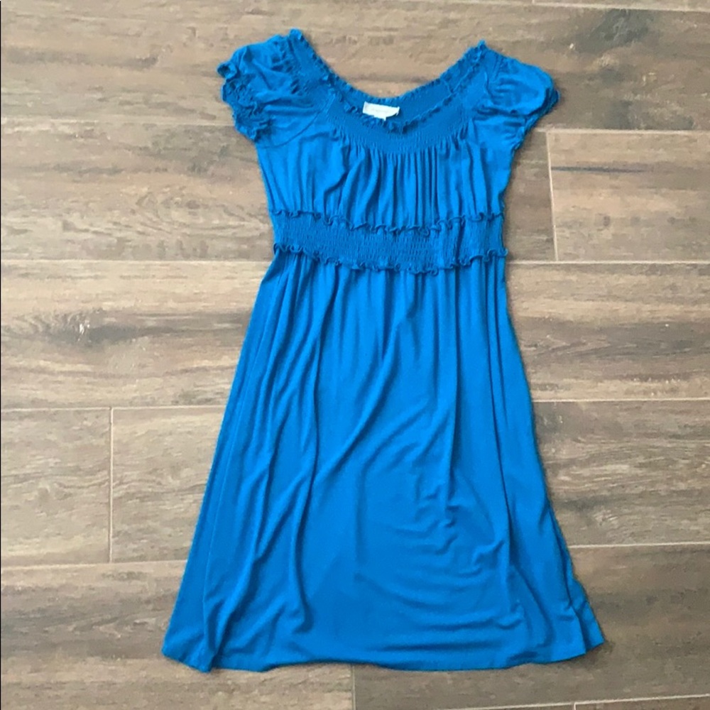 Dress barn size 10 blue sun dress